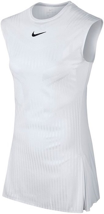 Платье женское Nike Court Dry Slam White/Black  854864-100  fa17 - фото 11807