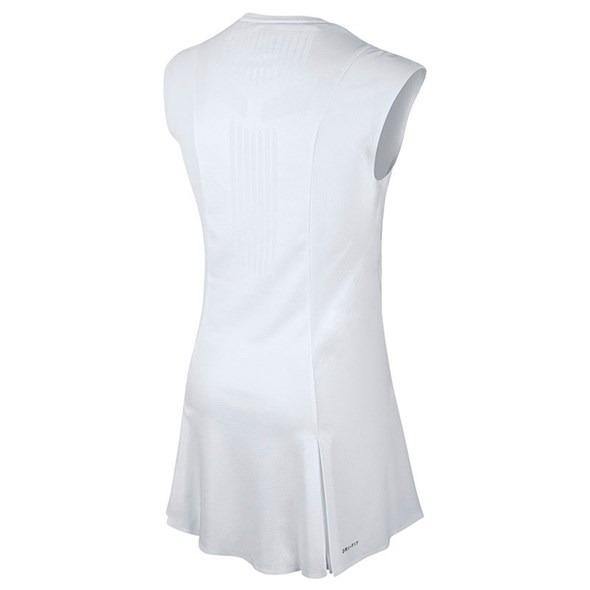 Платье женское Nike Court Dry Slam White/Black  854864-100  fa17 - фото 11808