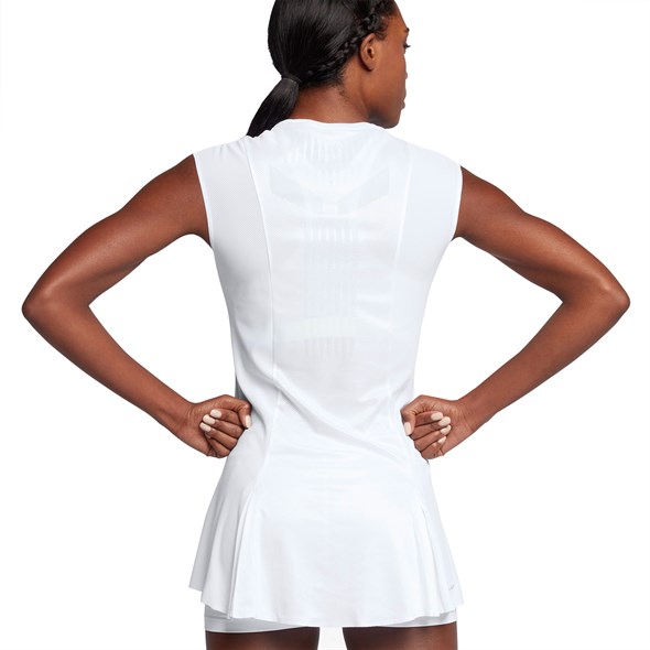 Платье женское Nike Court Dry Slam White/Black  854864-100  fa17 - фото 11811