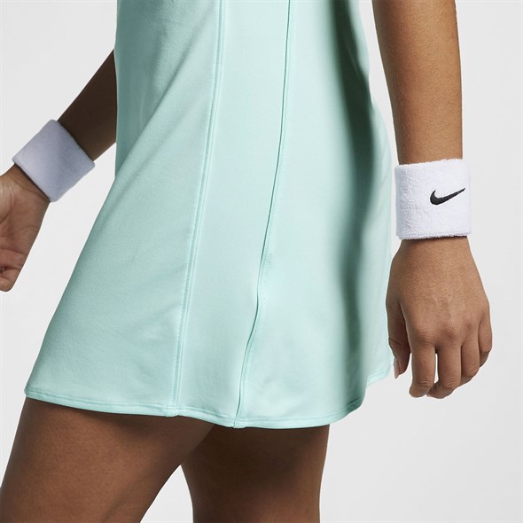 Платье женское Nike Court Dry Teal Tint/White  939308-336  su19 - фото 11847