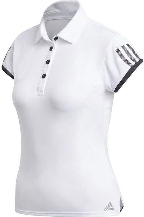 Поло женское Adidas Club 3 Stripes White/Black  DU0945  fa19 - фото 13814
