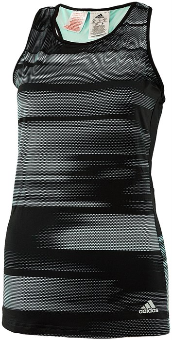 Майка для девочек Adidas Advantage Trend Black/Turquoise  BQ0148  fa17 (116) - фото 14392