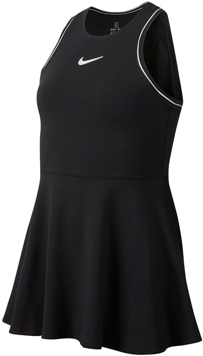 Платье для девочек Nike Court Dry Black/White  AR2502-010  fa19 (L) - фото 14659