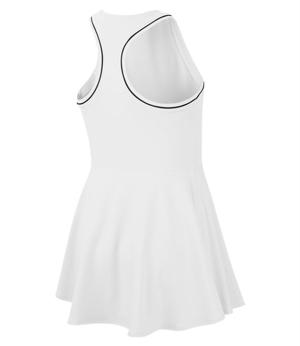 Платье для девочек Nike Court Dry White/Black  AR2502-100  su19 - фото 14663