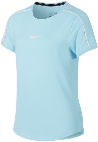 Футболка для девочек Nike Court Dry Light Blue/White  AR2348-449  sp19 (L) - фото 14726
