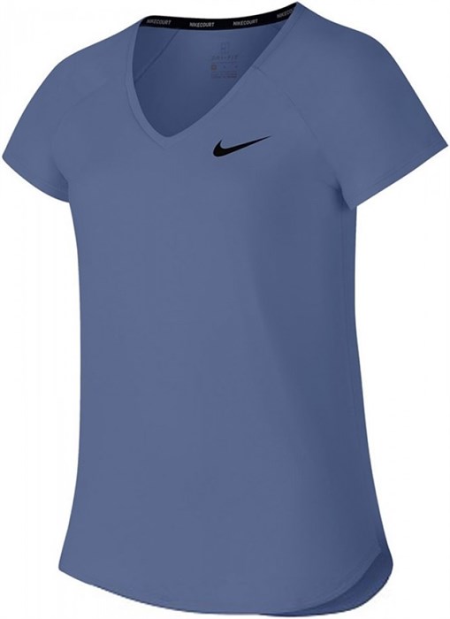Футболка для девочек Nike Court Pure Purple Slate/Black  AO8351-522  sp18 - фото 14742