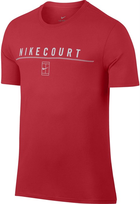 Футболка мужская Nike Court Red  905285-653  fa17 (L) - фото 15306
