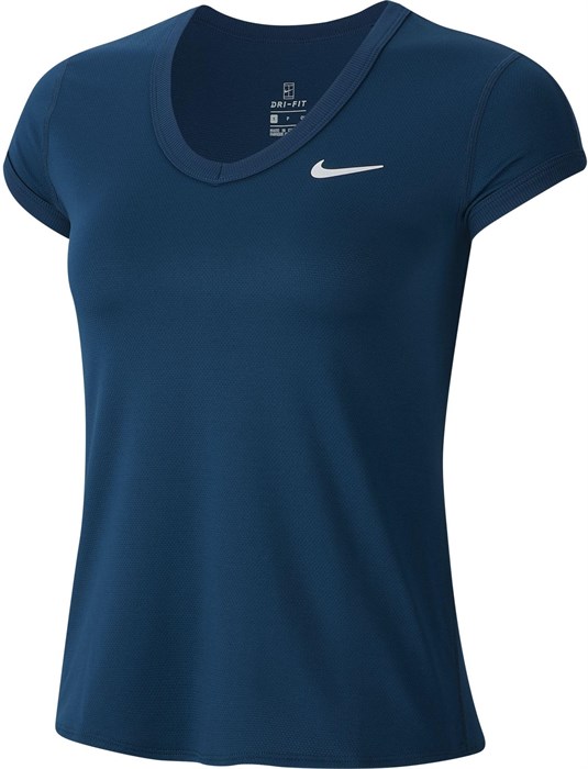 Футболка женская Nike Court Dry Valerian Blue  CQ5364-432  sp20 (L) - фото 16802