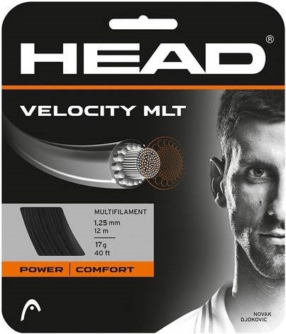 Струна теннисная Head Velocity MLT Black 1.25 (12 метров) - фото 17607