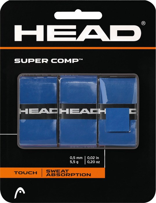 Овергрип Head SUPER COMP X3 Blue  285088-BL - фото 18775