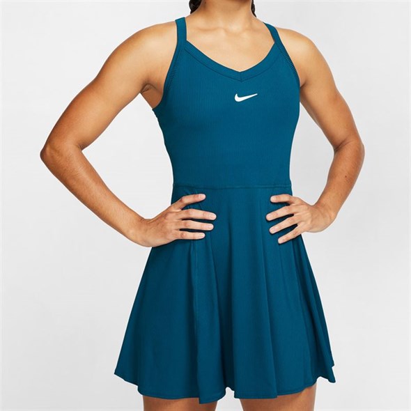 Платье женское Nike Court Dry Valerian Blue/White  AV0724-432  sp20 - фото 19166
