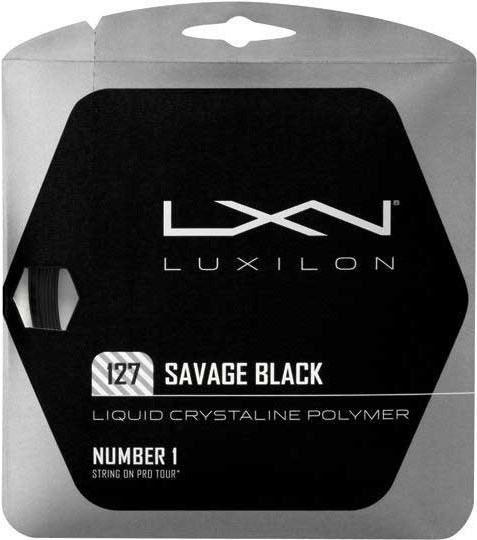 Струна теннисная Luxilon Savage Black 1.27 (12 метров) - фото 19351