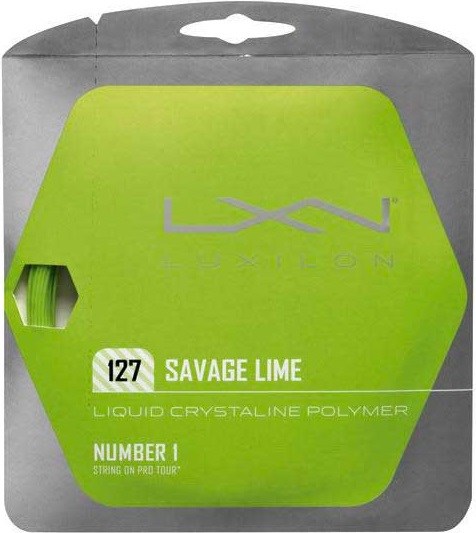 Струна теннисная Luxilon Savage Lime 1.27 (12 метров) - фото 19352