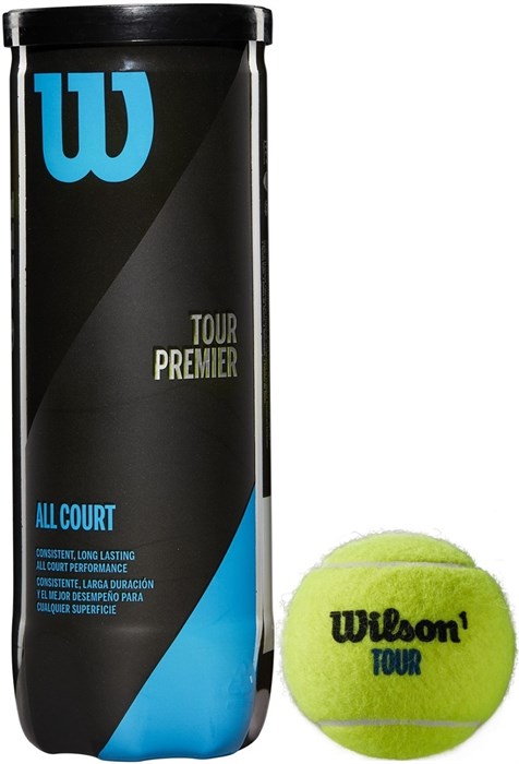 Мячи теннисные Wilson Tour Premier All Court 3 Balls  WRT109400 - фото 19570