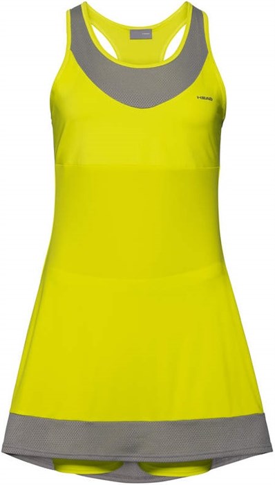 Платье женское Head Demi Yellow/Grey  814240-YWGR  su20 - фото 19865