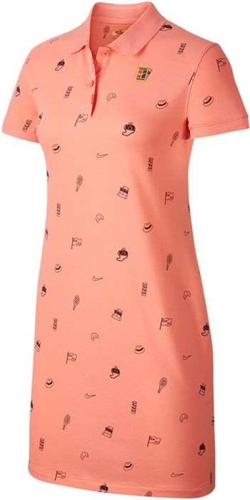 Платье женское Nike Polo Dress Sunblush  CT2943-655  fa20 - фото 21752