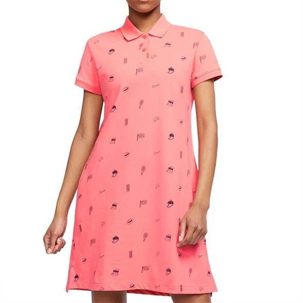 Платье женское Nike Polo Dress Sunblush  CT2943-655  fa20 - фото 21754