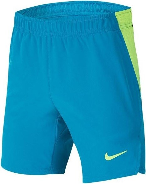 Шорты для мальчиков Nike Court Flex Ace Neo Turquoise/Volt  CI9409-425  fa20 - фото 21805