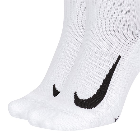 Носки Nike Court Multiplier Max Quarter Crew Sock (2 Pairs) White  CU1309-100 - фото 22735