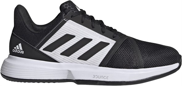Кроссовки мужские Adidas Courtjam Bounce Clay Black/White  FX1497  sp21 - фото 22905