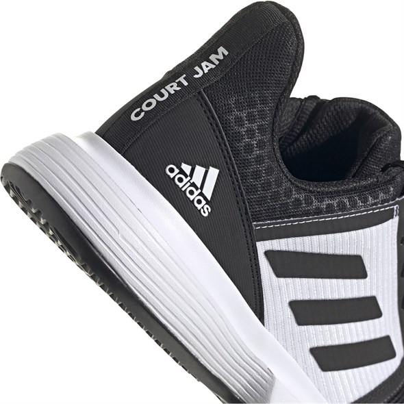 Кроссовки мужские Adidas Courtjam Bounce Clay Black/White  FX1497  sp21 - фото 22909