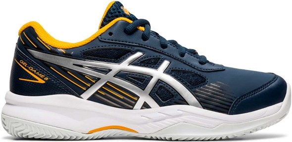 Кроссовки детские Asics Gel-Game 8 Clay/OC GS French Blue/Pure Silver  1044A024-400  sp21 - фото 22931