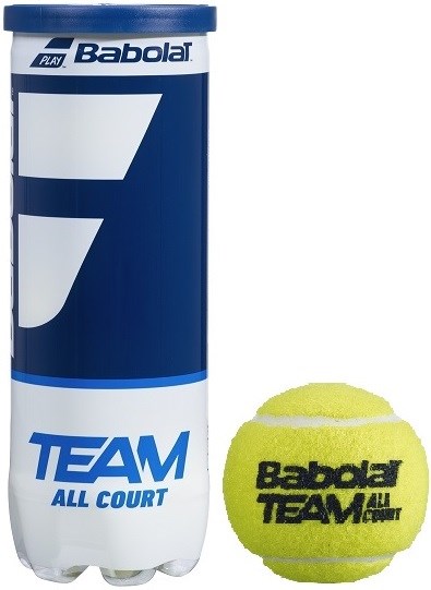 Мячи теннисные Babolat Team All Court 3 Balls  501083 - фото 23834