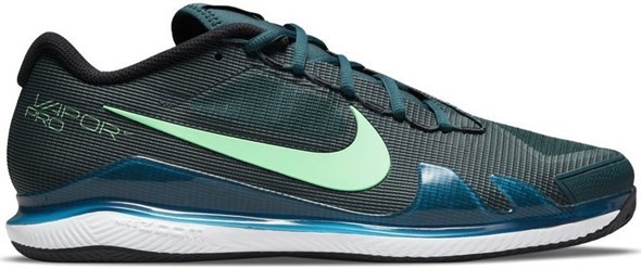 Кроссовки мужские Nike Zoom Vapor Pro Clay Dark Teal Green/Green/White/Black  CZ0219-324  su21 (40) - фото 23893