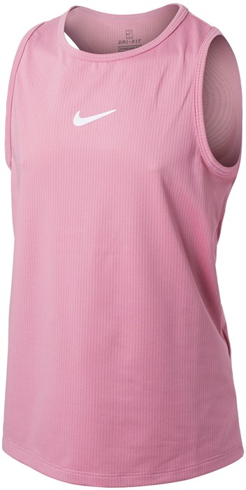 Майка для девочек Nike Court Dri-Fit Victory Elemental Pink/White  CV7573-698  sp21 - фото 24078