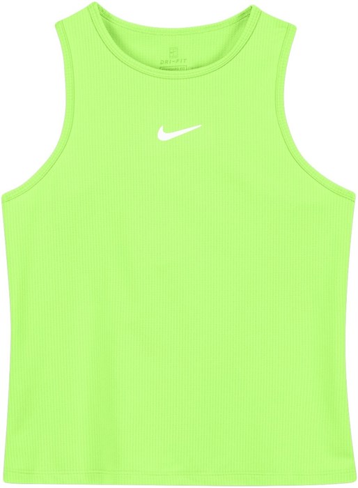 Майка для девочек Nike Court Dri-Fit Victory Lime Glow/White  CV7573-345  fa21 (L) - фото 24756