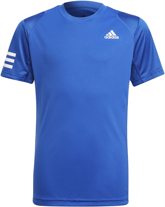 Футболка для мальчиков Adidas Club 3-Stripes Bold Blue/White  H34768  fa21 (116) - фото 25078