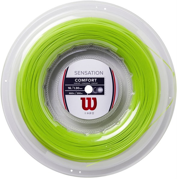 Струна теннисная Wilson Sensation Neon Green 1.30 (200 метров) - фото 28819