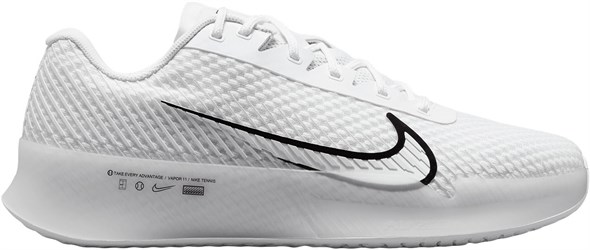 мужские Nike Zoom Vapor 11 HC White/Black/Summit White - фото 28933