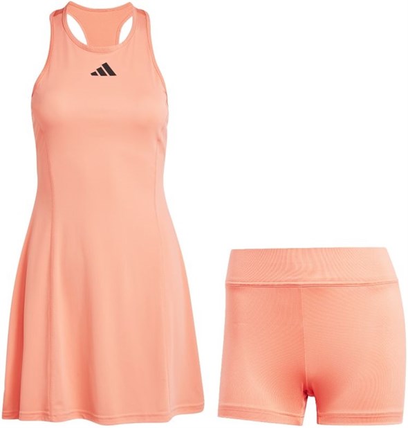 Платье женское Adidas Club Dress Coral Fusion  HZ4285 - фото 31046
