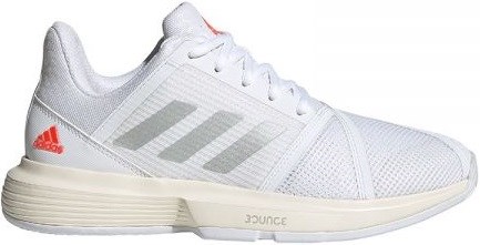 женские Adidas CourtJam Bounce White/Red  H67702 - фото 33608