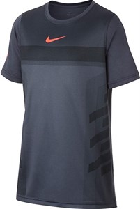 Футболка для мальчиков Nike Court Legend Rafa Light Carbon/Hyper Crimson  AO2959-011  fa18 (L)
