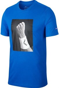 Футболка мужская Nike Court Dry Rafa Blue  CJ0432-480  ho19 (L)