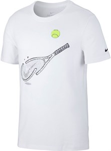 Футболка мужская Nike Court Dry Graphic White  CQ2416-100  sp20 (L)