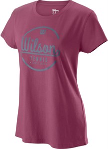 Футболка женская Wilson Lineage Plum/Flint  WRA777502  su19 (L)