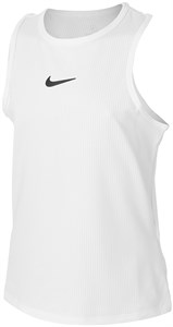 Майка для девочек Nike Court Dri-Fit Victory White/Black  CV7573-100  sp21