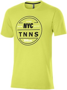 Футболка мужская Wilson NYC Tnns Tech Safety Yellow  WRA802402  fa21 (M)