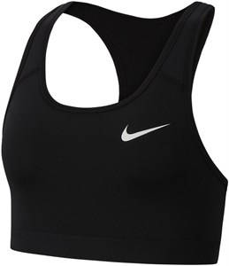 Топ женский Nike Swoosh Medium Support Black/White  BV3900-010  sp22 (L)