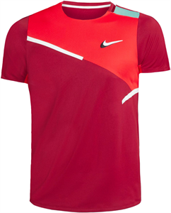Футболка мужская Nike Court Dri-Fit Slam Pomegranate/Habanero Red/White  DD8307-690  sp22