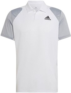 Поло мужское Adidas Club White/Halo Silver/Black  HB9065  sp22 (L)