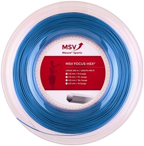Струна теннисная MSV Focus Hex Blue 1.27 (200 метров)