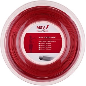 Струна теннисная MSV Focus Hex Red 1.27 (200 метров)
