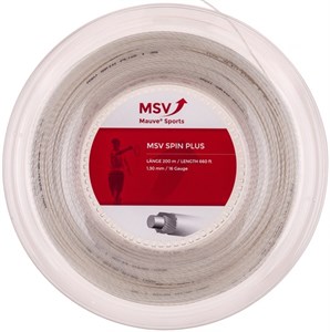 Струна теннисная MSV Spin Plus Pearl White 1.30 (200 метров)