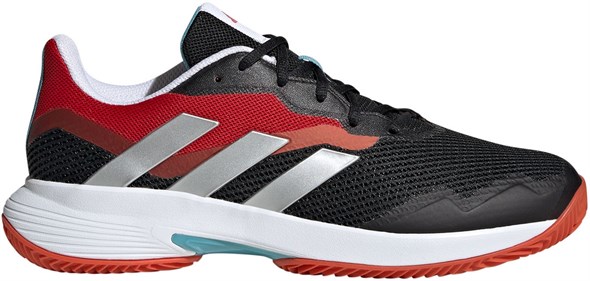 мужские Adidas CourtJam Control Clay  Core Black/Ftwr White/Better Scarlet  HQ6949 (40 2/3)