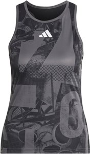 Майка женская Adidas Club Graphic Tank  Grey Five/Black/Carbon (M)
