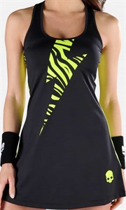 Платье женское Hydrogen TIGER Tech Black/Yellow Fluo  T01703-D56